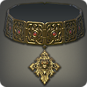 THE LORD'S KISS - A one of a kind hand crafted necklace commissioned by a noble lord which he would gift to his favorite concubine. This one never made it to its intended owner. [MODERATE AMOUNT OF GIL]